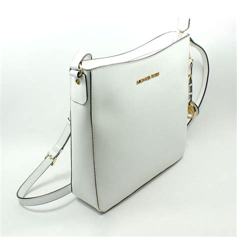 black and white michael kors crossbody|Michael Kors white purse small.